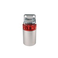 Aeromotive 100 Micron Red/Polished Canister Fuel Filter