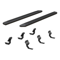AdvantEDGE 5-1/2" x 91" Black Aluminum Side Bars Select Ford F-Series Crew Cab
