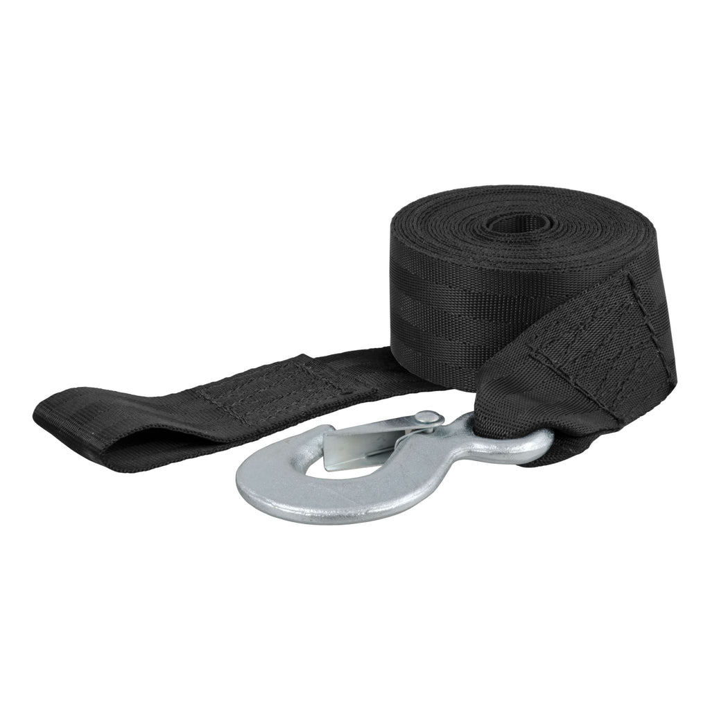 15' Winch Strap with Snap Hook (1100 lbs.)