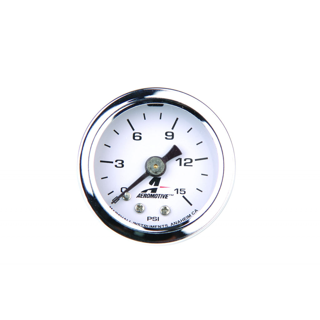 Aeromotive 0-15 psi Fuel Pressure Gauge