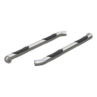 3" Round Polished Stainless Side Bars Select Nissan Titan XD
