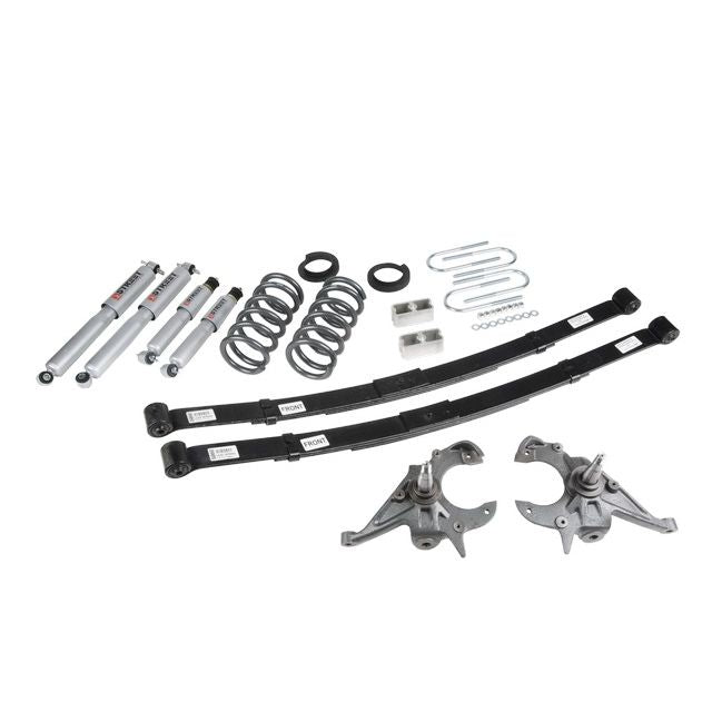 BELLTECH 633SP LOWERING KITS  Front And Rear Complete Kit W/ Street Performance Shocks 1995-1997 Chevrolet Blazer/Jimmy 6 cyl. 4 in. or 5 in. F/5 in. R W/ Street Performance Shocks