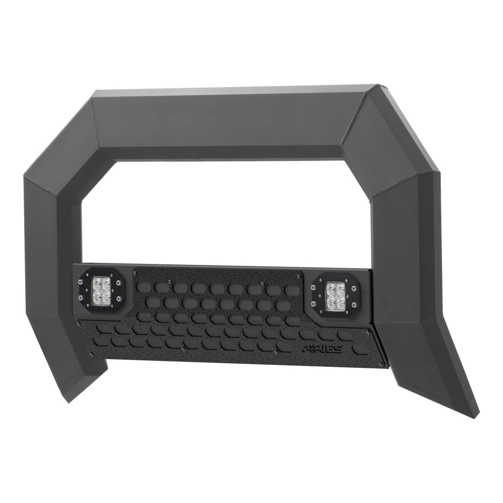 AdvantEDGE 5-1/2" Black Aluminum Bull Bar with Lights Select Silverado Sierra