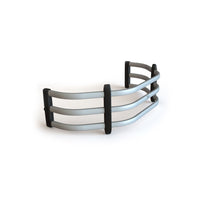 AMP Research 74801-00A Silver BedXTender HD Sport for 1996-2004 S-10/Sonoma 1995-2015 Toyota Tacoma 1998-2006 Mazda B-Series 2007-2009 Mitsubishi Raider 1996-2000 Isuzu Hombre 1998-2017 Nissan Frontier-Requires 74601-01 for install Standard Bed