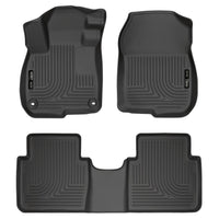Husky Liners 99401 | Husky Liners Front & 2nd Seat Floor Liners, Fits 17-18 CR-V FRONT & 2ND SEAT FLOOR LINERS WEATHERBEATER SERIES BLACK