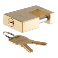 Coupler Lock (1/4" Pin 3/4" Latch Span Padlock Solid Brass)