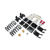 BELLTECH 772 LOWERING KITS  Front And Rear Complete Kit W/O Shocks 1985-1995 Chevrolet Astro/Safari (2WD w/ Factory Composite Leaf) 2.5 in. F/2.5 in. R drop W/O Shocks