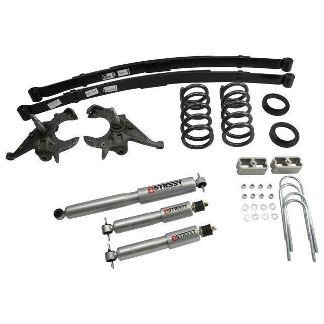 BELLTECH 622SP LOWERING KITS  Front And Rear Complete Kit W/ Street Performance Shocks 1994-2004 Chevrolet S10/S15 Pickup 6 cyl. (Ext Cab) 4 in. or 5 in. F/5 in. R drop W/ Street Performance Shocks