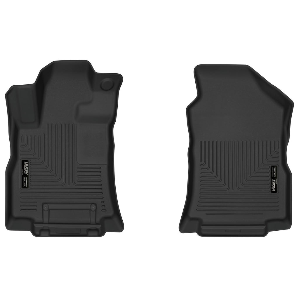 Husky Liners 54811 | Husky Liners Front Floor Liners, Fits 19-C ASCENT FRONT FLOOR LINERS X-ACT CONTOUR SERIES BLACK