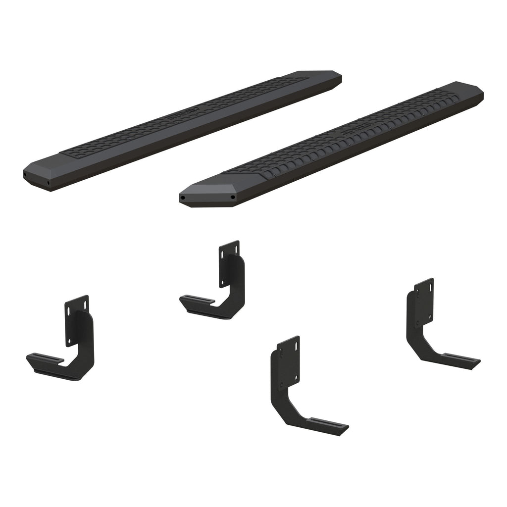 AdvantEDGE 5-1/2" x 75" Black Aluminum Side Bars Select Ford F-250 F-350