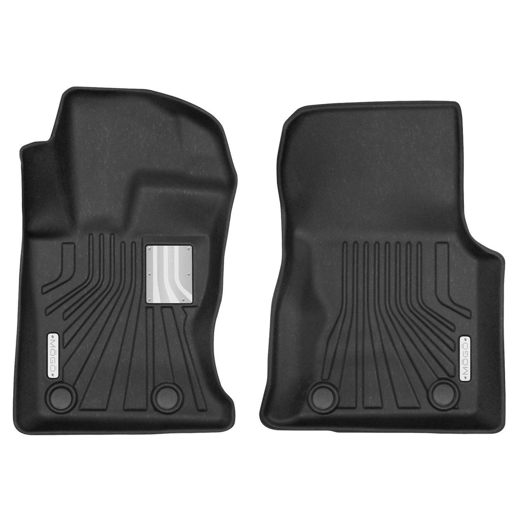 Husky Liners 70141 | Husky Liners Front Floor Liners, Fits 17-C JAGUAR F-PACE BLACK FRONT FLOOR LINERS