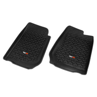 Rugged Ridge 12920.02 | Floor Liners, Front, Black, RHD; 07-16 Jeep Wrangler/JKU