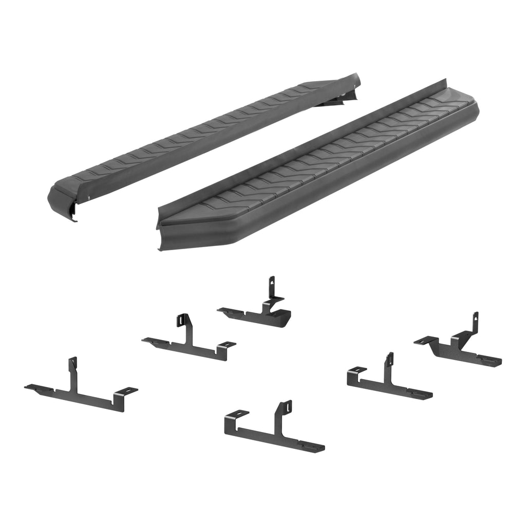 AeroTread 5" x 76" Black Stainless Running Boards Select Enclave Traverse