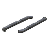 3" Round Black Steel Side Bars Select Jeep Wrangler JL Unlimited