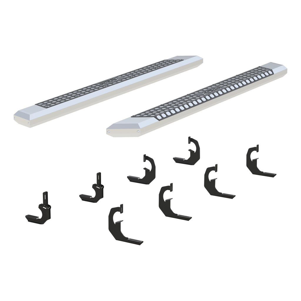 AdvantEDGE 5-1/2" x 75" Chrome Aluminum Side Bars Select Silverado Sierra