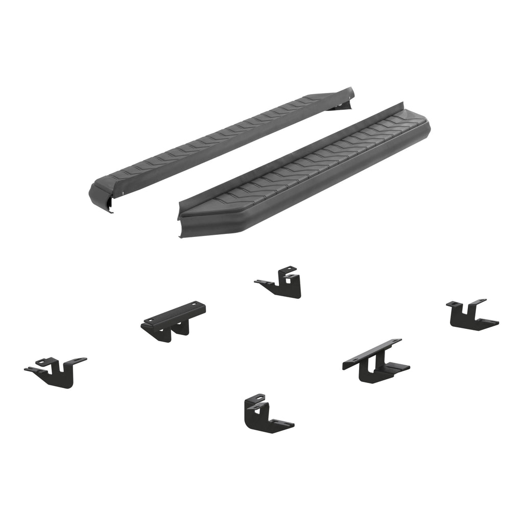 AeroTread 5" x 70" Black Stainless Running Boards Select Ford Edge