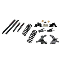 BELLTECH 687ND LOWERING KITS  Front And Rear Complete Kit W/ Nitro Drop 2 Shocks 1992-1998 Chevrolet Silverado/Sierra C1500 (Std Cab ext 454 SS) 3 in. F/4 in. R drop W/ Nitro Drop II Shocks
