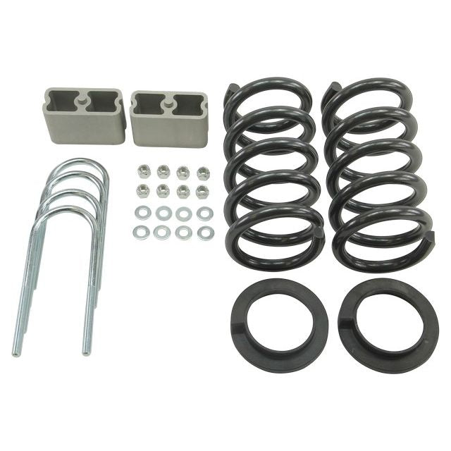 BELLTECH 627 LOWERING KITS  Front And Rear Complete Kit W/O Shocks 1998-2003 Chevrolet Blazer/Jimmy 6 cyl. (except Extreme) 2 in. or 3 in. F/3 in. R drop W/O Shocks