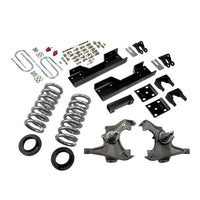 BELLTECH 717 LOWERING KITS  Front And Rear Complete Kit W/O Shocks 1997-2000 Chevrolet Silverado/Sierra 3/4 Ton & 1 Ton (Ext Crew Cab/Dually) 4 in. or 5 in. F/8 in. R drop W/O Shocks