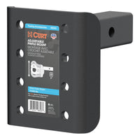 Adjustable Pintle Mount (2" Shank 17000 lbs. 7-1/4" High 6" Long)