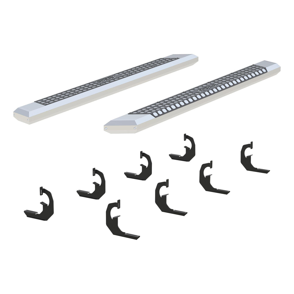 AdvantEDGE 5-1/2" x 75" Chrome Aluminum Side Bars Select Chevrolet GMC
