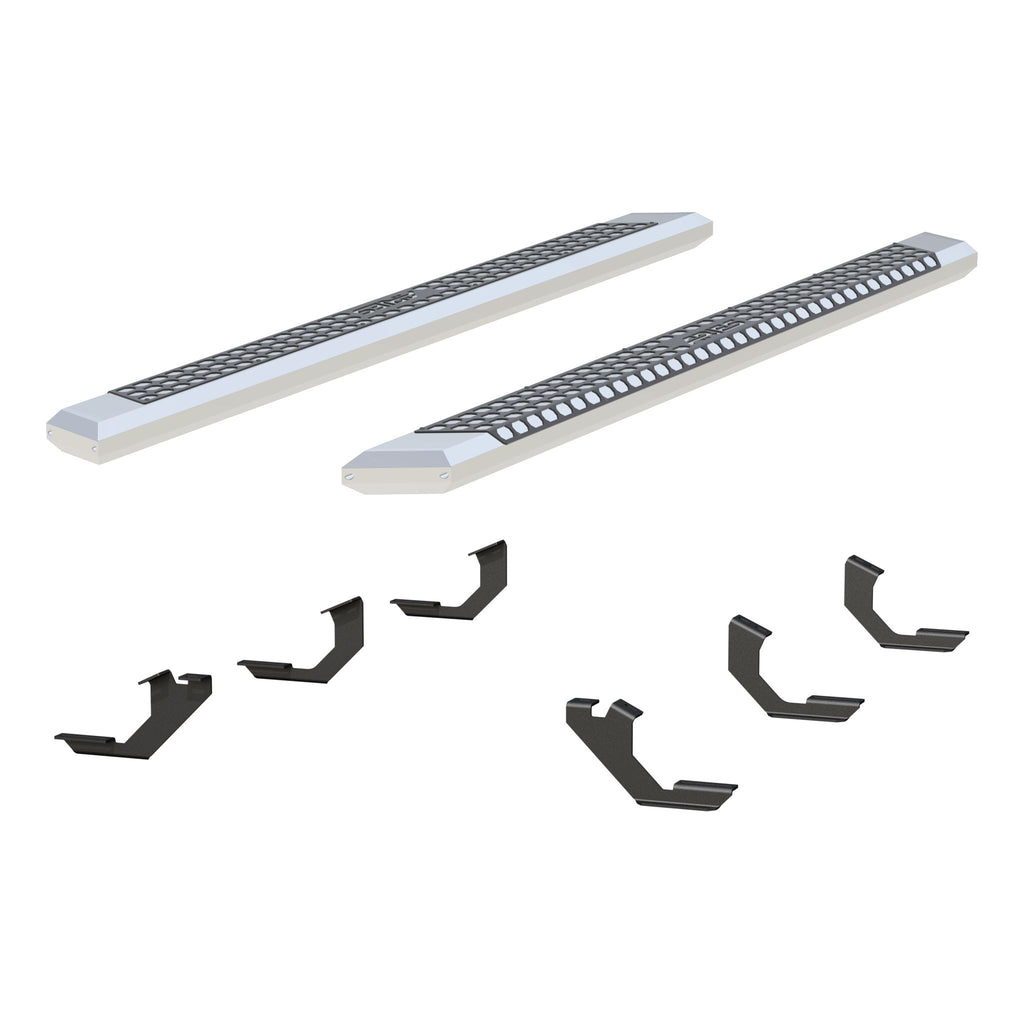 AdvantEDGE 5-1/2" x 85" Chrome Aluminum Side Bars Select Toyota Tacoma