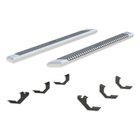 AdvantEDGE 5-1/2" x 85" Chrome Aluminum Side Bars Select Toyota Tacoma