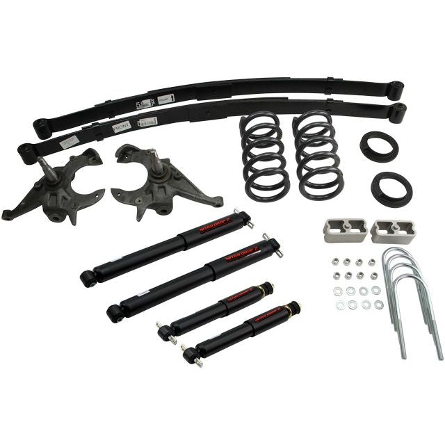 BELLTECH 620ND LOWERING KITS  Front And Rear Complete Kit W/ Nitro Drop 2 Shocks 1994-2004 Chevrolet S10/S15 Pickup 6 cyl. (Std Cab) 4 in. or 5 in. F/5 in. R W/ Nitro Drop II Shocks