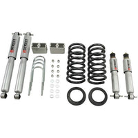 BELLTECH 618SP LOWERING KITS  Front And Rear Complete Kit W/ Street Performance Shocks 1982-2004 Chevrolet S10/S15 Pickup 4&6 cyl. (Ext Cab) 2 in. or 3 in. F/3 in. R drop W/ Street Performance Shocks