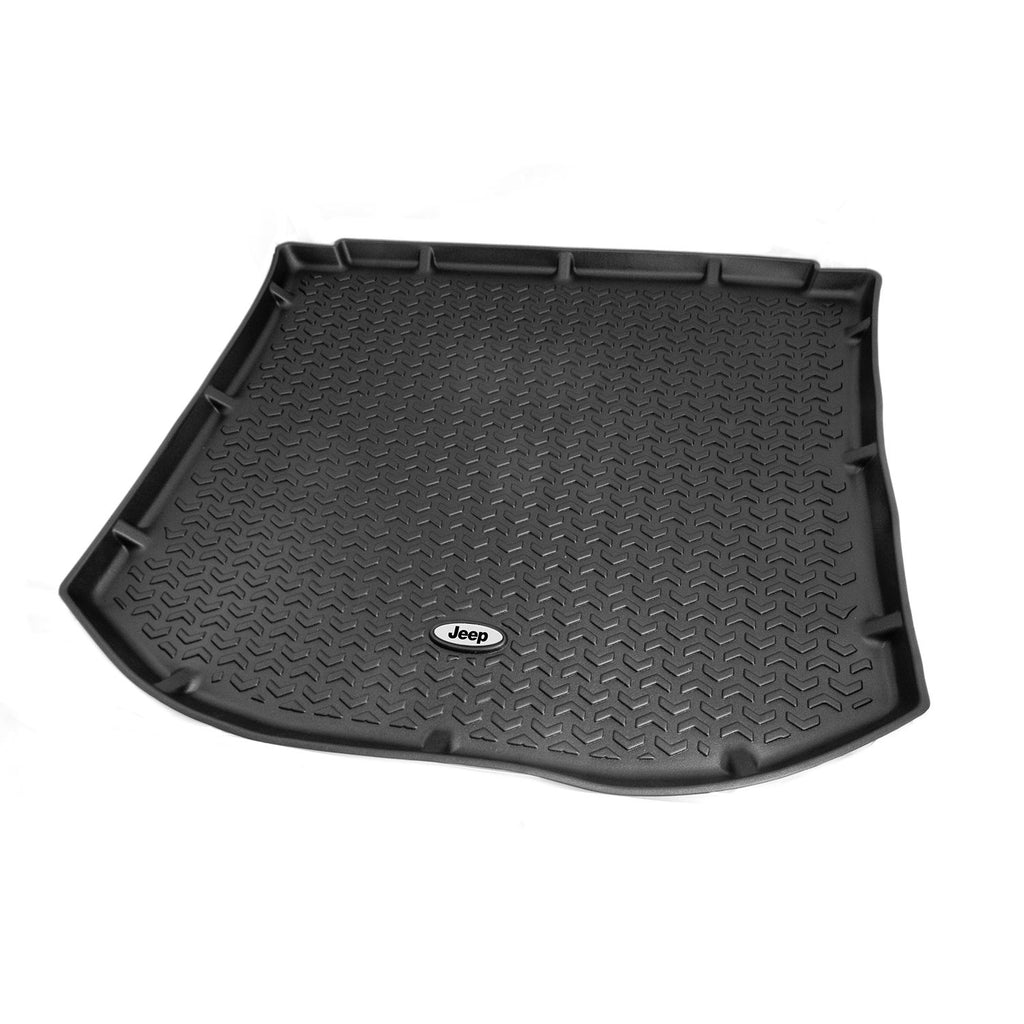 Rugged Ridge DMC-12975.29 | Cargo Liner, Black, Jeep Logo; 84-01 Jeep Cherokee XJ