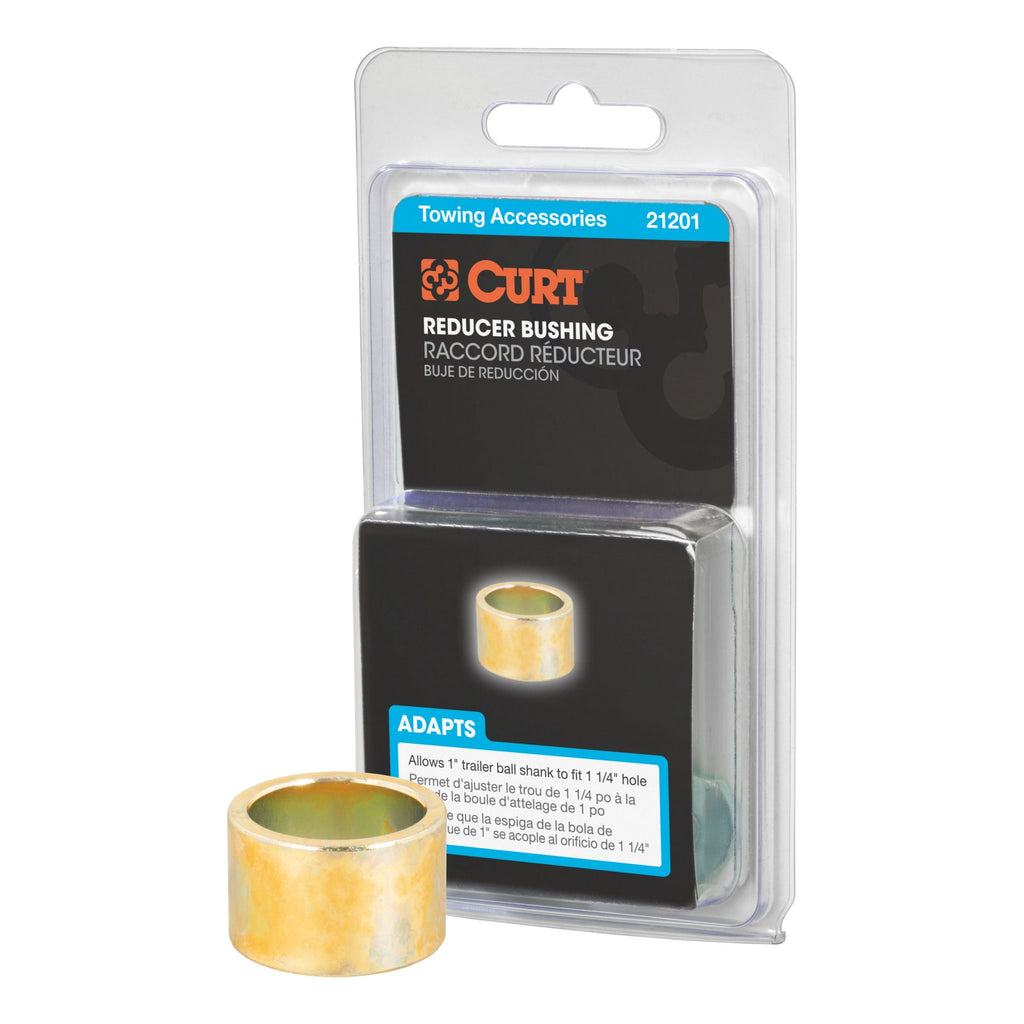 Trailer Ball Reducer Bushing (From 1-1/4" to 1" Stem Packaged)