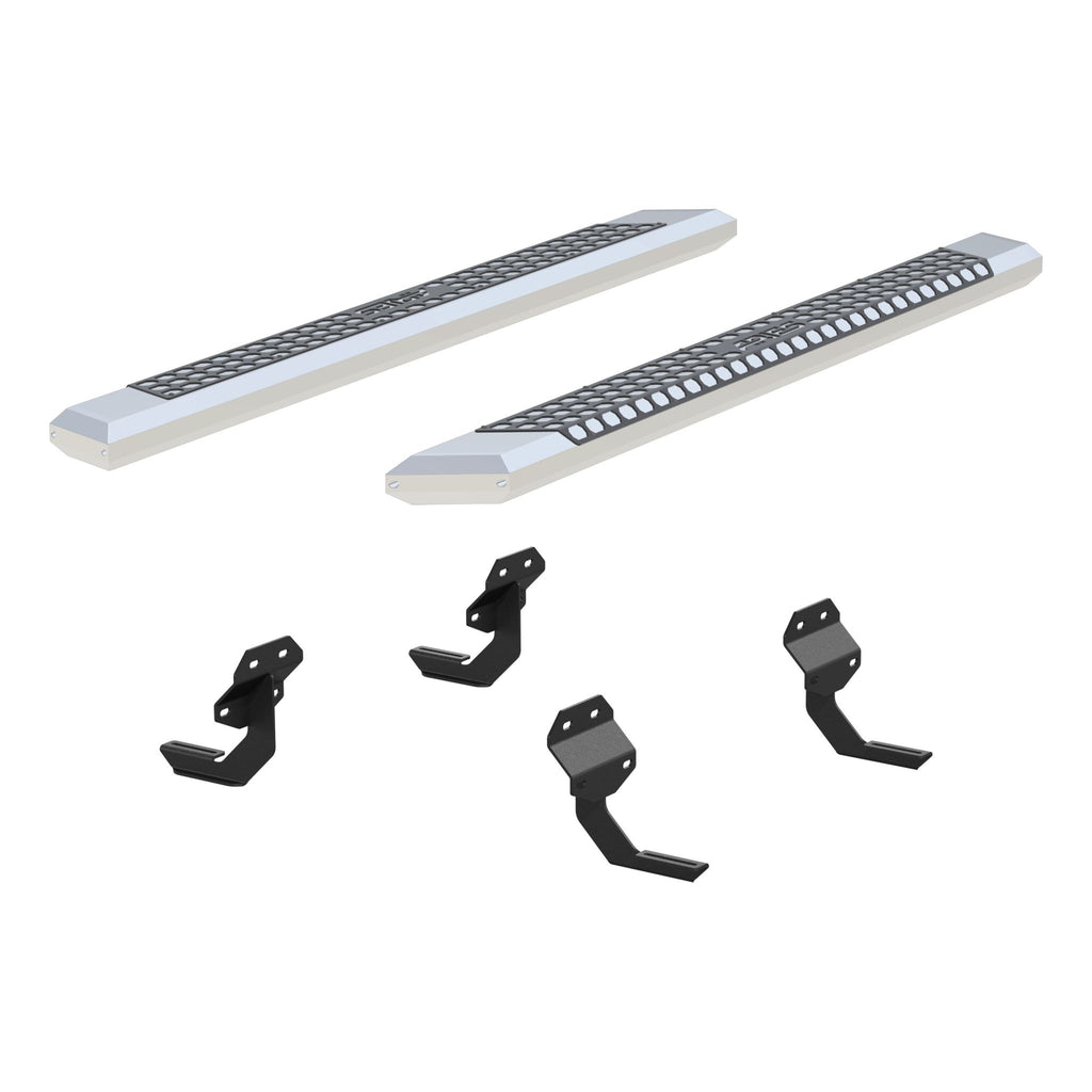 AdvantEDGE 5-1/2" x 75" Chrome Aluminum Side Bars Select Ford F150 F250 F350