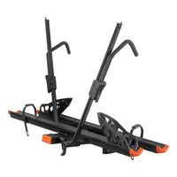 Aluminum Tray-Style Hitch-Mounted Bike Rack (2 Bikes 2" Shank)