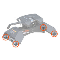 Replacement 5th Wheel Puck System Anchors For Ford (Fits 16017 16020)