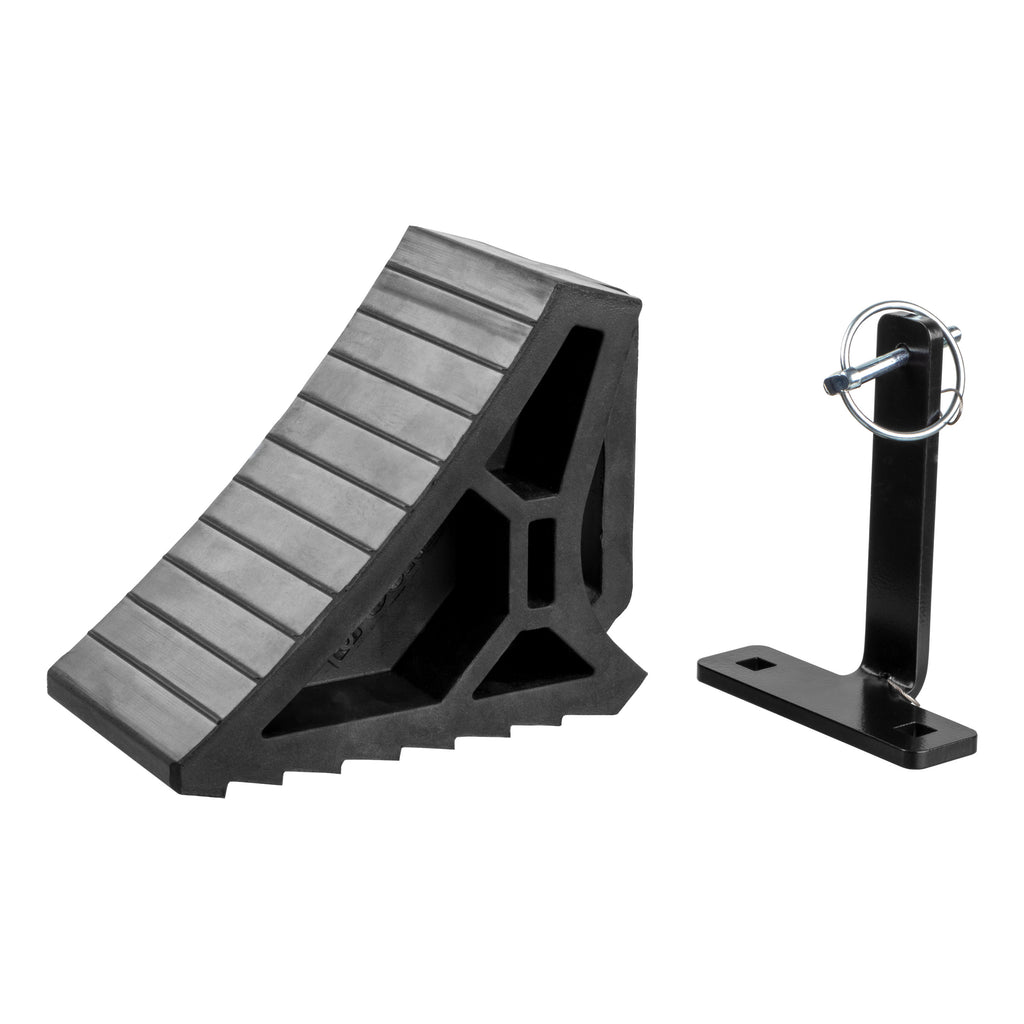 HD Wheel Chock With Mounting Bracket