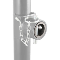 Replacement Swivel Jack Male Pipe Mount (9/16" Pin Hole Packaged)