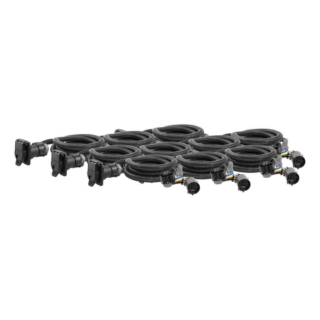 7' Custom Wiring Extension Harnesses (Adds 7-Way RV Blade To Truck Bed 10-Pack)