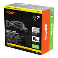 7' Custom Wiring Extension Harnesses (Adds 7-Way RV Blade To Truck Bed 10-Pack)