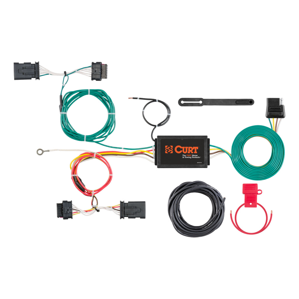 Custom Wiring Harness 4-Way Flat Output Select Fiat 500X
