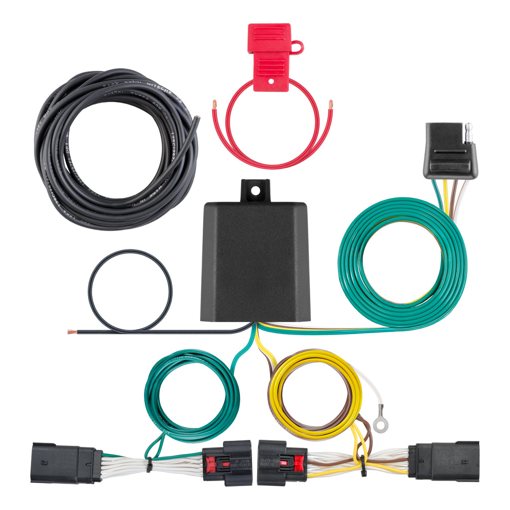 Custom Wiring Harness 4-Way Flat Output Select Jeep Wrangler JL Gladiator