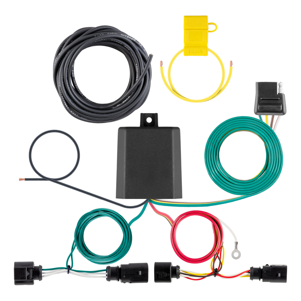 Custom Wiring Harness  4-Way Flat Output  Select Volkswagen Golf R  GTI