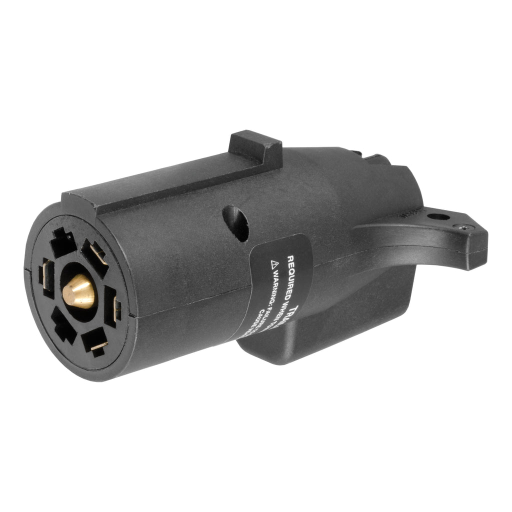 LED Electrical Adapter (7-Way RV Blade Vehicle To 4 Or 5-Way Flat Trailer)