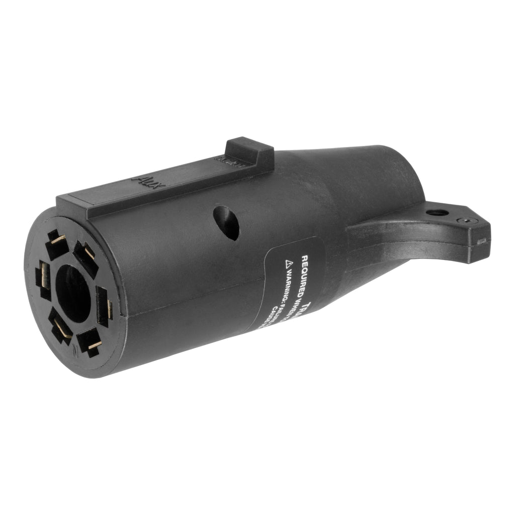 LED Electrical Adapter (7-Way RV Blade Vehicle To 6-Way Round Trailer)