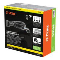 7' Custom Wiring Extension Harness (Adds 7-Way RV Blade To Truck Bed Packaged)