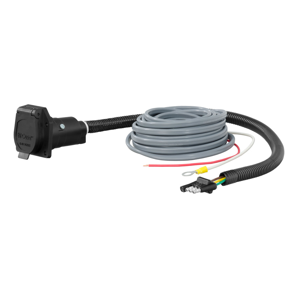 4-Way Flat Electrical Adapter With Brake Controller Wiring