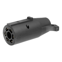 Adapter (7-Way RV Blade To 6-Way Round Trailer Center Pin Auxiliary)