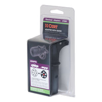 Adapter (7-Way RV Blade To 6-Way Round Trailer Center Pin Brake Packaged)