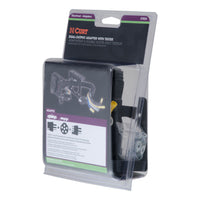 Dual-Output Electrical Adapter With Tester (Adds 6-Way Round To 4-Way Flat)