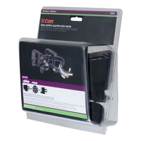 Dual-Output Electrical Adapter With Tester (Adds 7-Way RV Blade To 4-Way Flat)