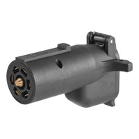 Adapter With Alarm (7-Way RV Blade To 6-Way Round Trailer Center Pin Brake)